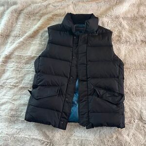 Banana Republic BR78 Men’s Black Down Puffer Vest Size M Quilted Nylon Warm